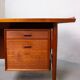 Danish mid-century desk model 207 in teak by Arne Vodder for Sibast, 1960s.