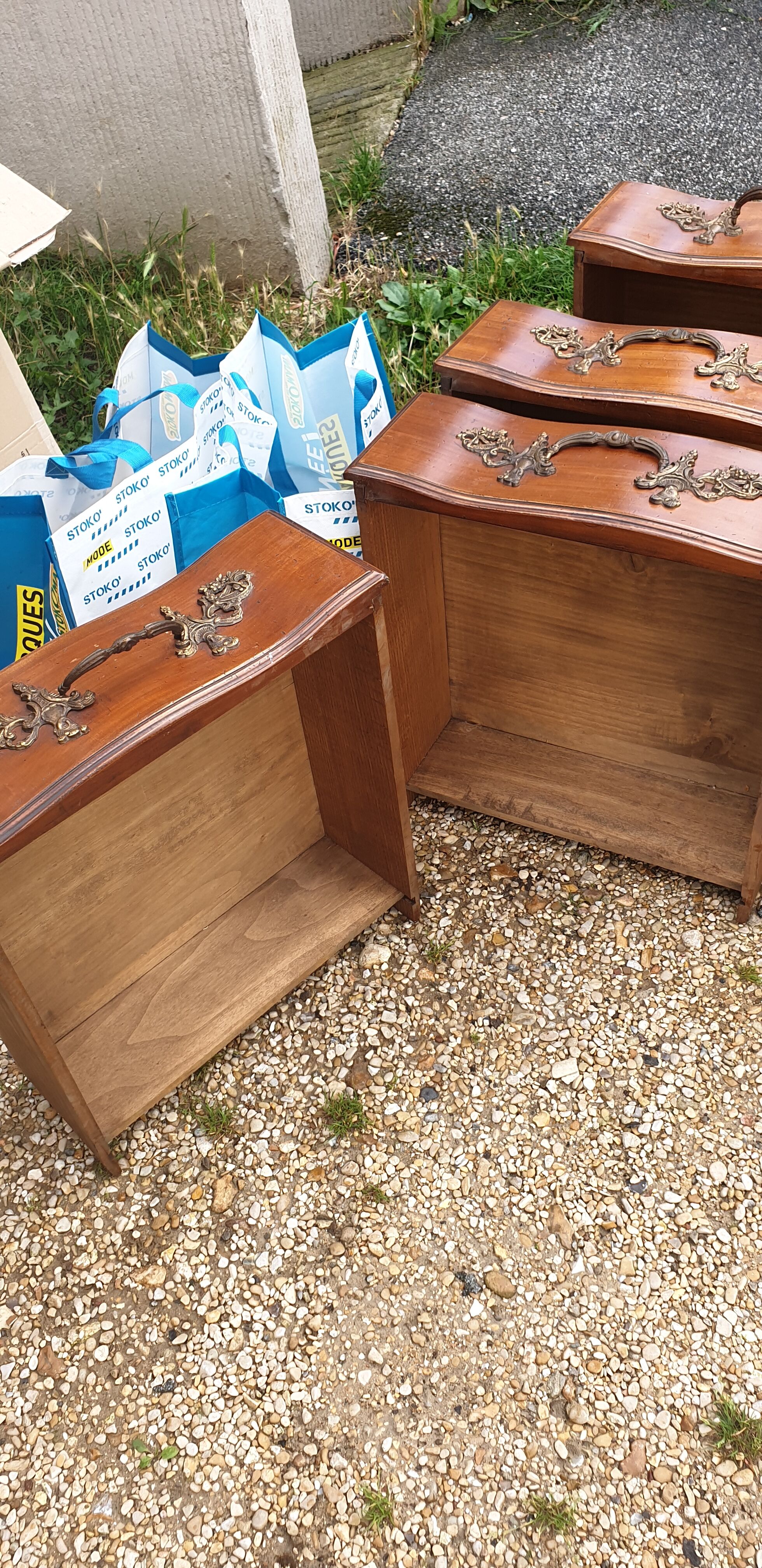 Chest of drawers Louis XV in cherry wood