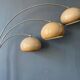 Lampadaire vintage Dijkstra Space Age Mushroom Triple Arc