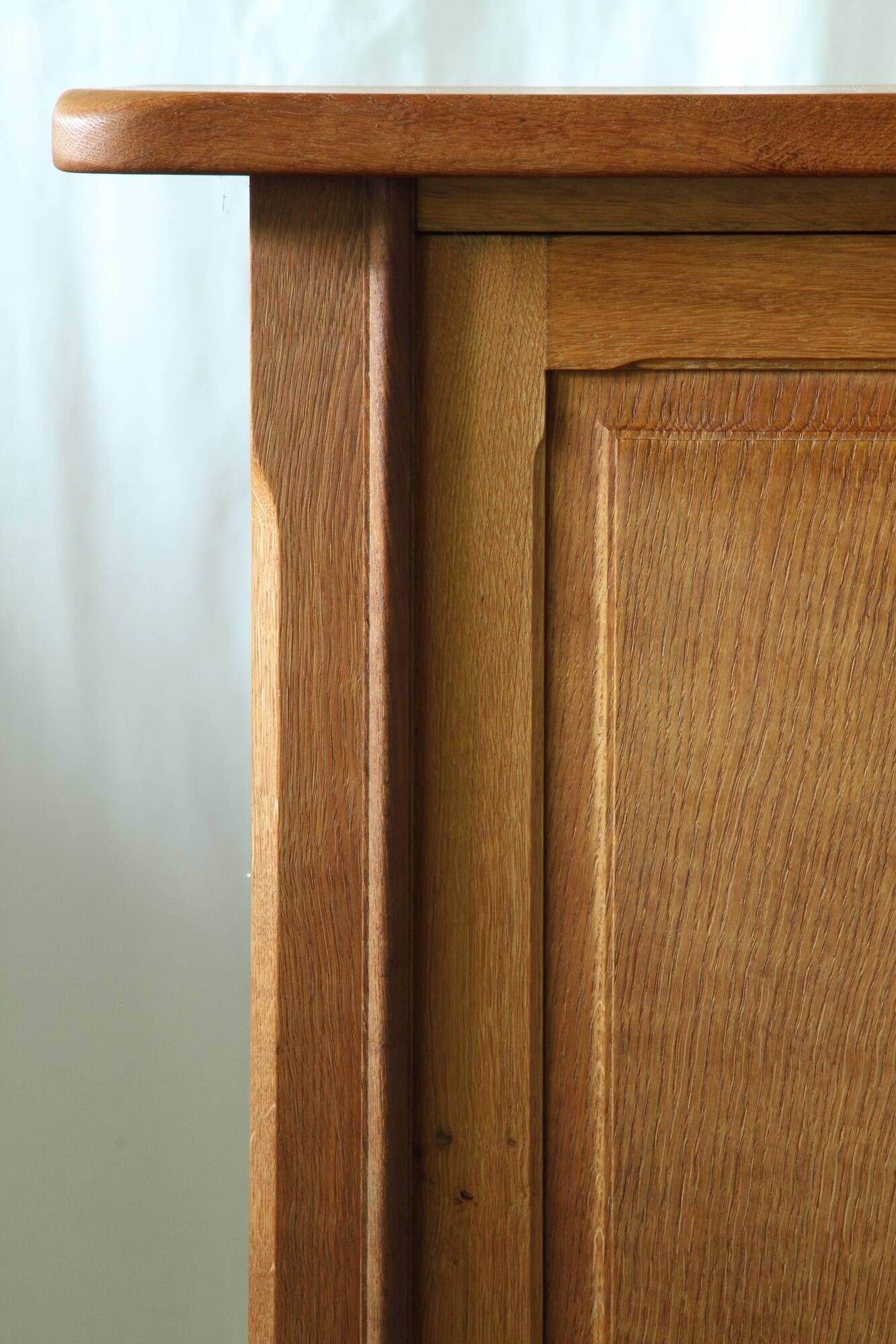 Vintage Danish 1960s Modern Oak Cabinet In The Style Of Henning Kjærnulf