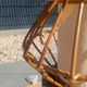 Vintage rattan and bamboo pendant light with removable shade.