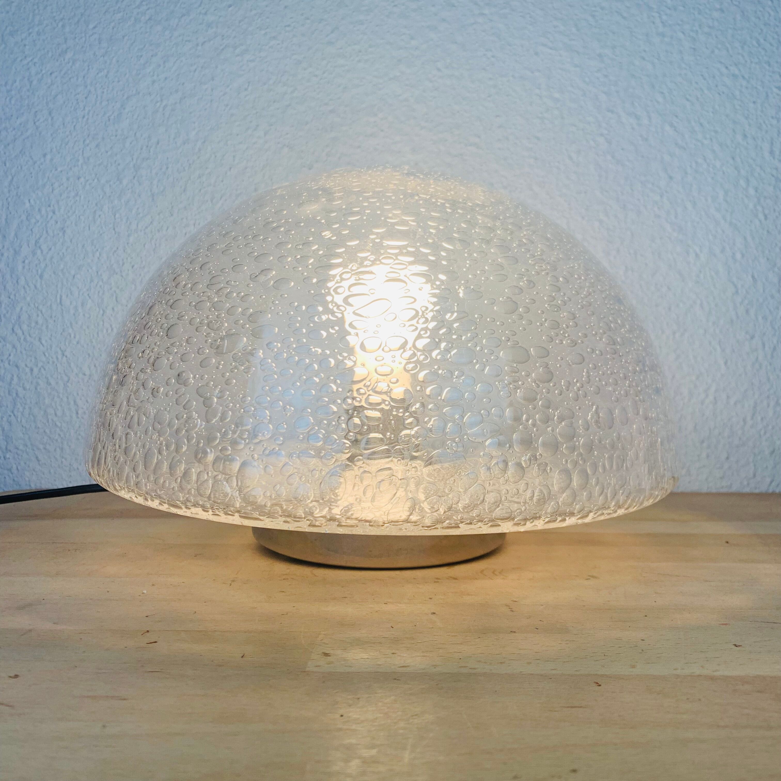 Wall lamp globe Keuco bubble glass space age 70s
