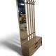 Vintage freestanding coat rack with mirror