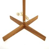 Scandinavian pine floor lamp, Sweden, 1960