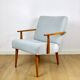 Vintage armchair with armrests Loft - blue sky