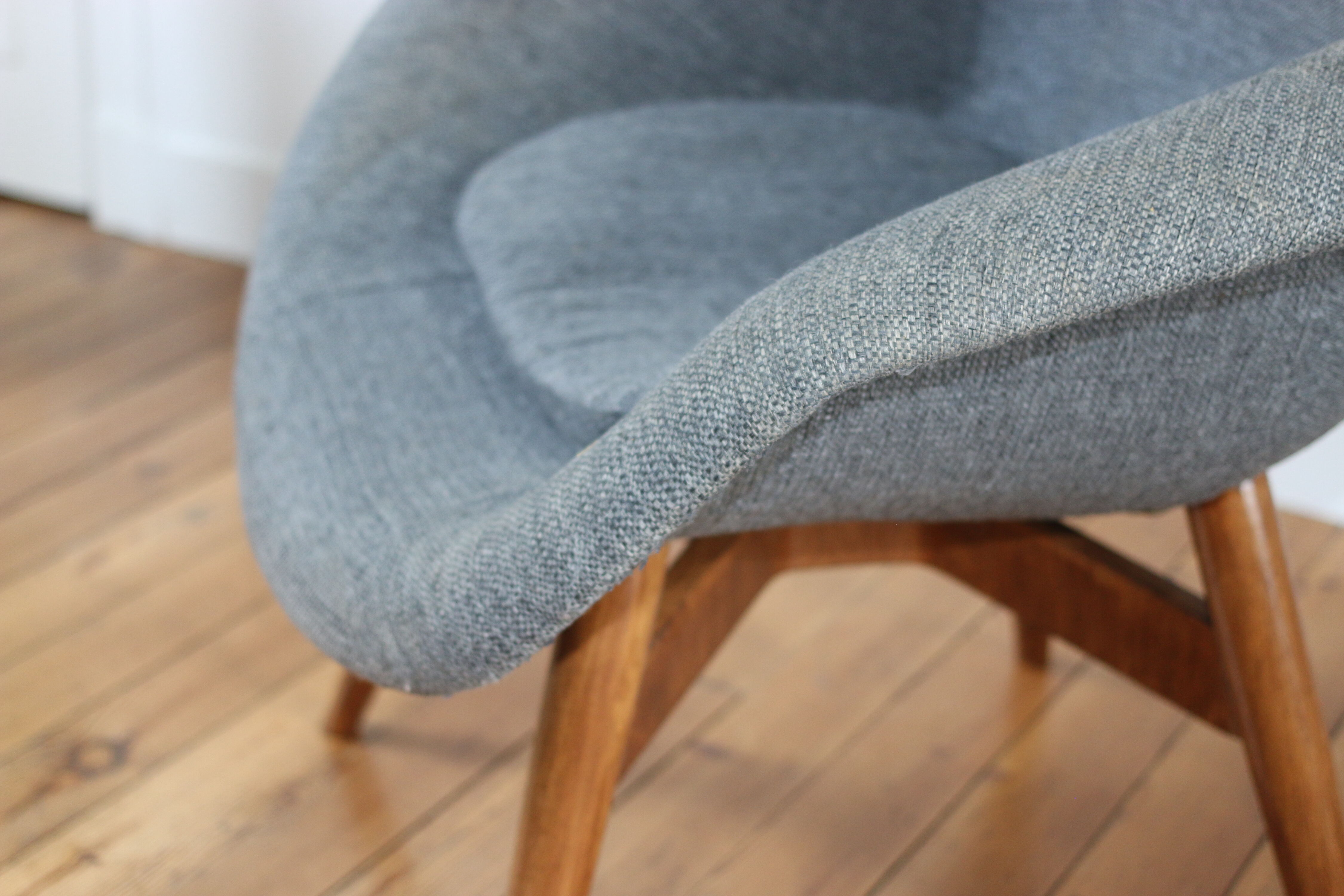 Vintage Scandinavian armchair Miroslav Navratil 1960s
