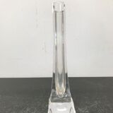 Vase soliflore en cristal made in France vintage