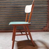Pair of wooden chairs ton czech republic 1960