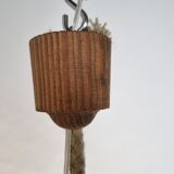 Vintage glass pendant light by Hustadt Leuchten, 1960s