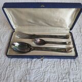 Set of silver-plated cutlery by Ravinet d'enfer