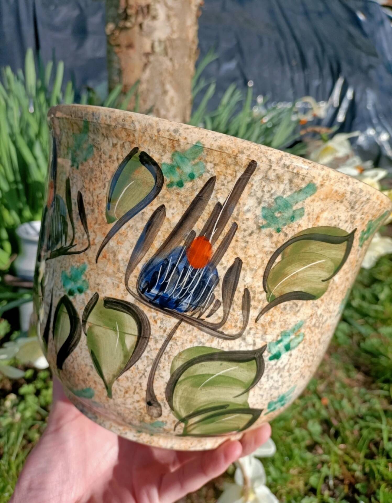 Vase / Flower pot ~ Vallauris 💐