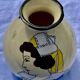 Vase ball art deco ceramic HB QUIMPER Prior to 1942 - decoration 524 - N°2