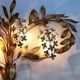 Hans Kögl floral wall lamp years 70