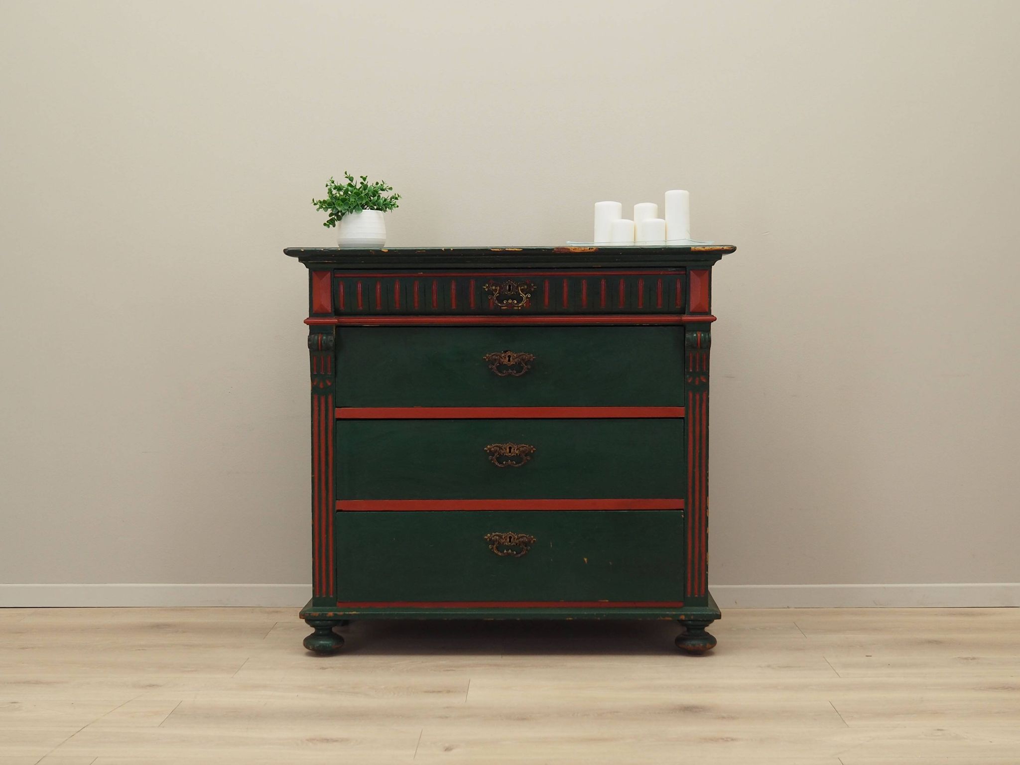 Pine chest of drawers, Danish design, 1950s, production: Denmark