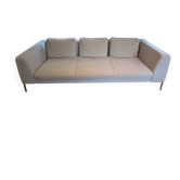 Canapé Habitat Montino 3 places tissu Lecce beige