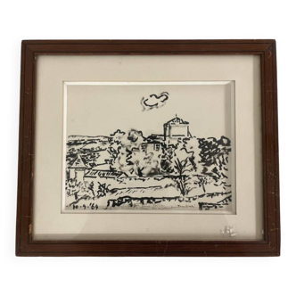 Orfeo Tamburi Ink Painting