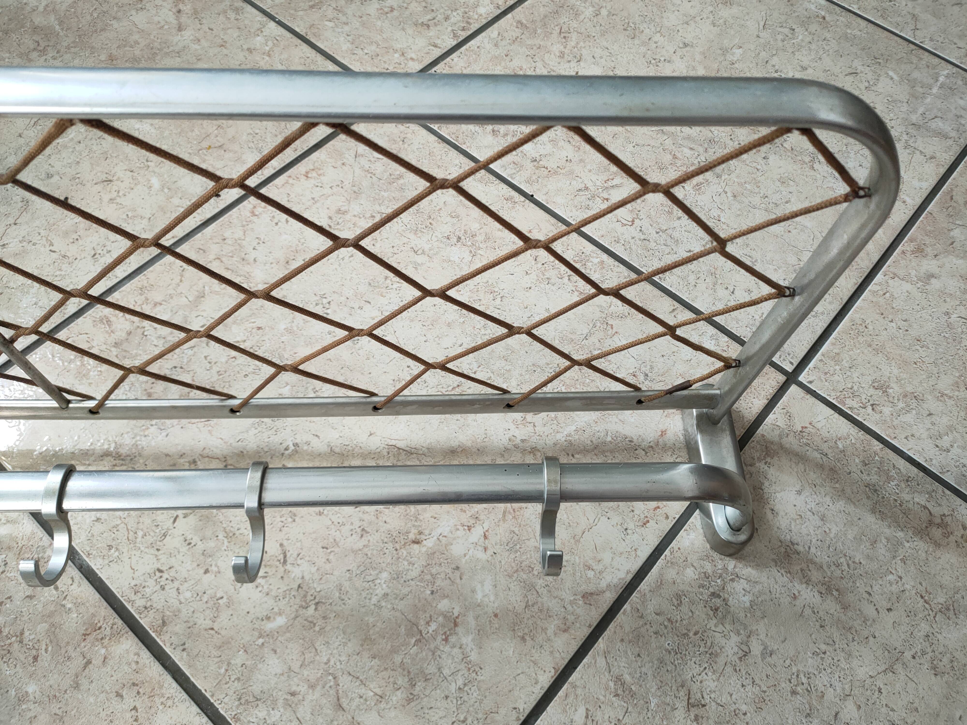 50s-60s aluminum coat rack