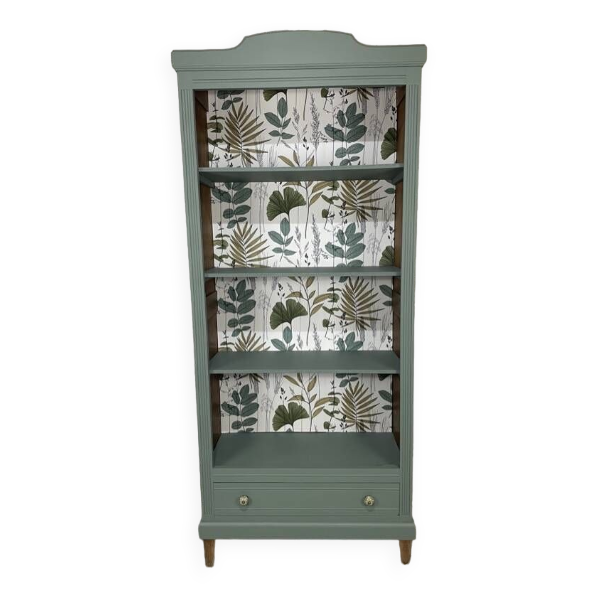 Old bookcase shelf