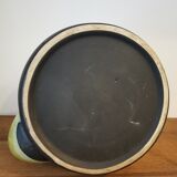 Teapot in glazed stoneware and bamboo