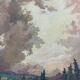 Landscape painting by Émile-Henry Tilmans 1945