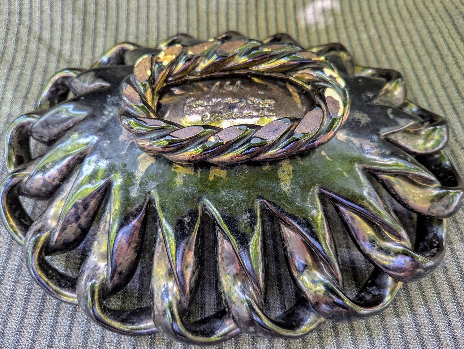 Fruit bowl, pocket emptier, Ceramidi Marseille circa 1970