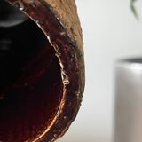 Vase en céramique texturée