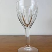 12 crystal wine glasses Lorraine Lemberg Bristol size