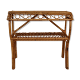 Vintage rattan console Italy