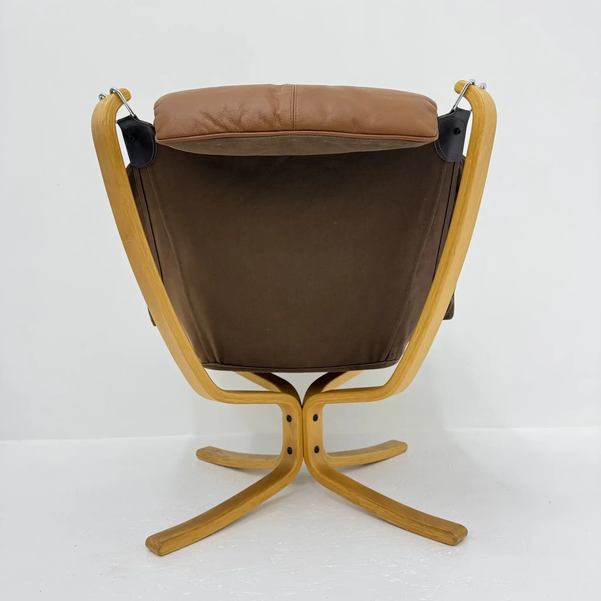 Falcon leather lounge chair by Sigurd Ressel for Vatne Møbler, 1970s