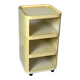 Cream Kartell Componibili Storage with Three Modules, Italian Vintage 1960s
