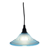 Art Deco blue globe lamp