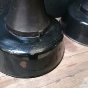 Industrial hanging lamps in enamelled metal, 50