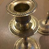 Ancient brass candlesticks