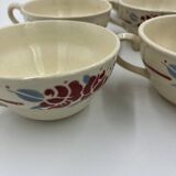 Set of 9 Boch Frères cups 1963
