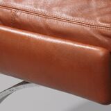 Congnac Leather COR SWING Lounch Chair whit Otterman By Adolf & Schöpfer 19