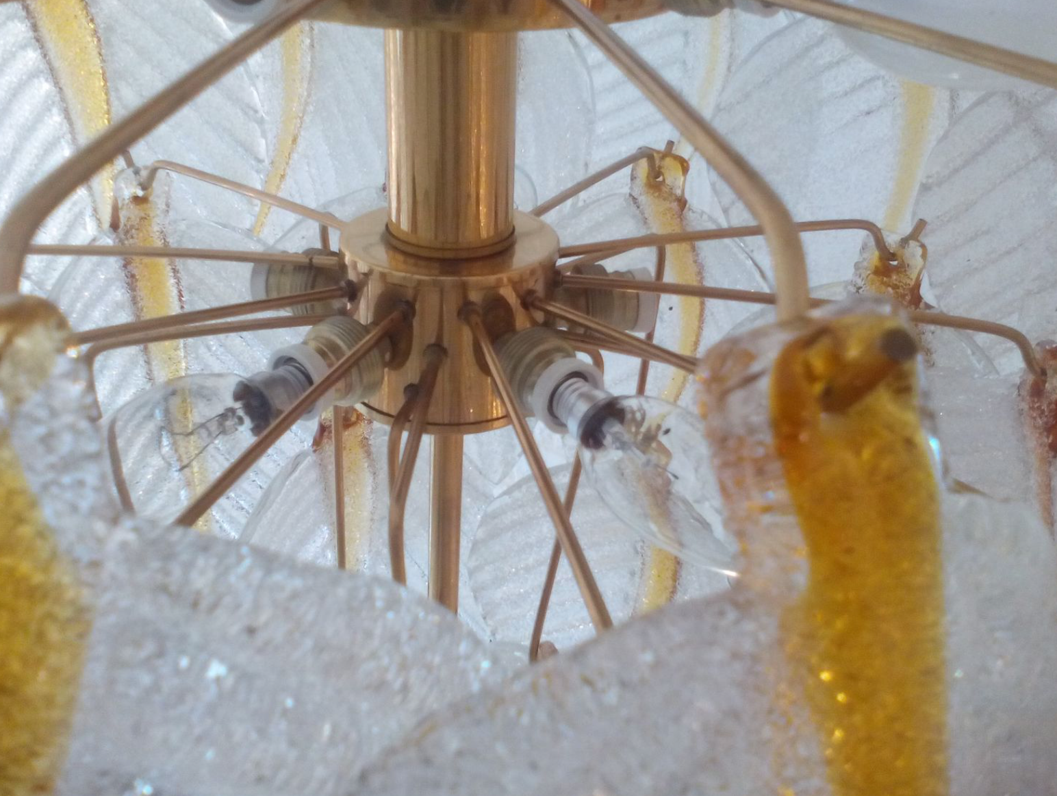 Murano de Mazzega glass ceiling 1970s