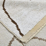 6x9 scandinavian beige hemp rug 192x275cm