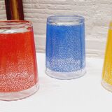 3 glasses cups Pepsy