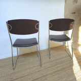 Chrome chairs