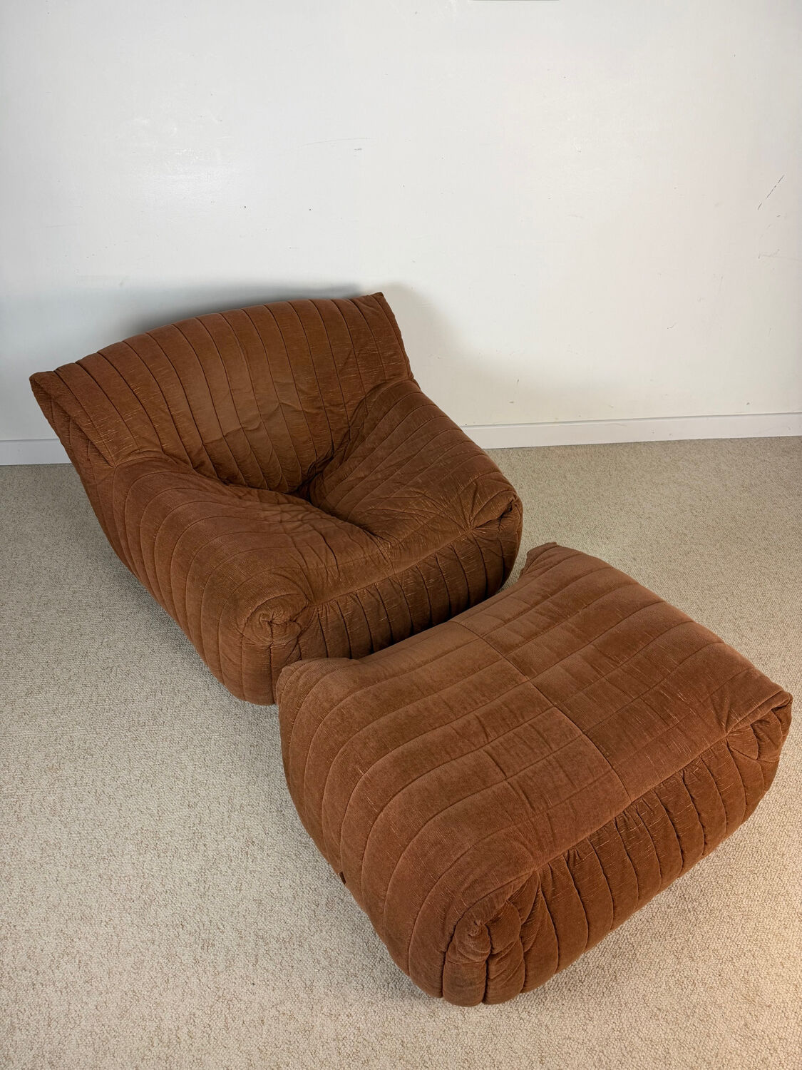 Armchair Annie Hiéronimus – Cinna – Brown corduroy – 1970s