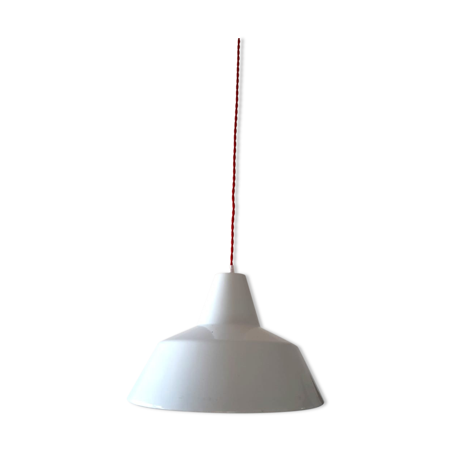 Suspension en rôle émaillée Louis Poulsen,  1960