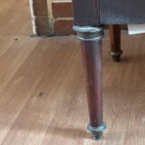 Louis XVI style chest of drawers, spinning top legs - transition style marquetry