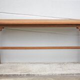 Vintage wooden console, wooden furniture, console table, interior decoration
