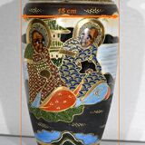Pair of satsuma vases in japanese porcelain – early twentieth