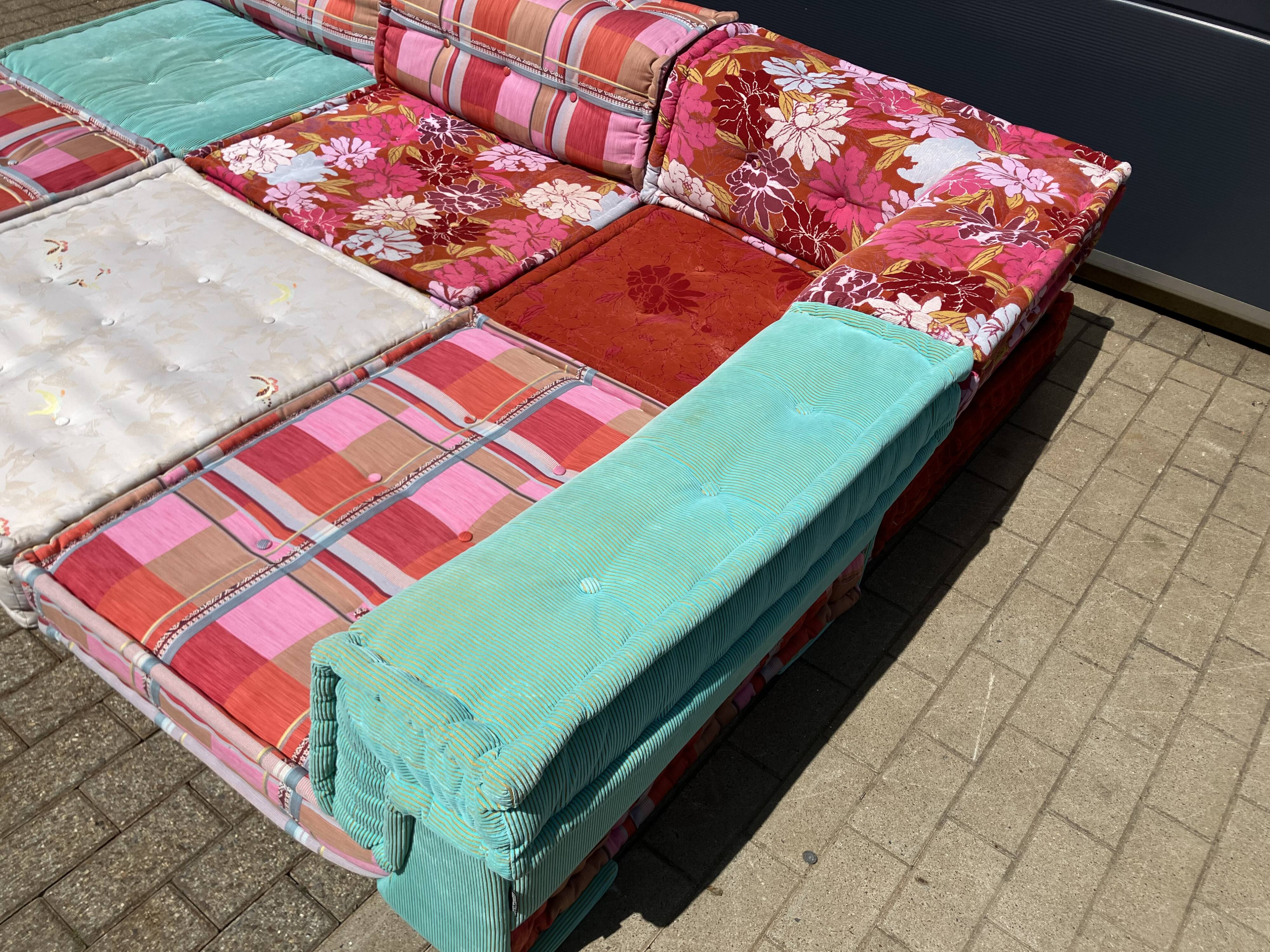 Roche bobois mah jong kenzo takada 10 elements in topstaat!!