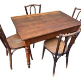 19th century oak bistro table