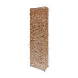 Woven rattan lamppost