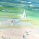 Huile sur toile paysage maritime