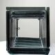 Lampe sculpturale moderniste "Stacked Glass", années 75-85