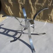 Table de salle à manger  verre et chrome